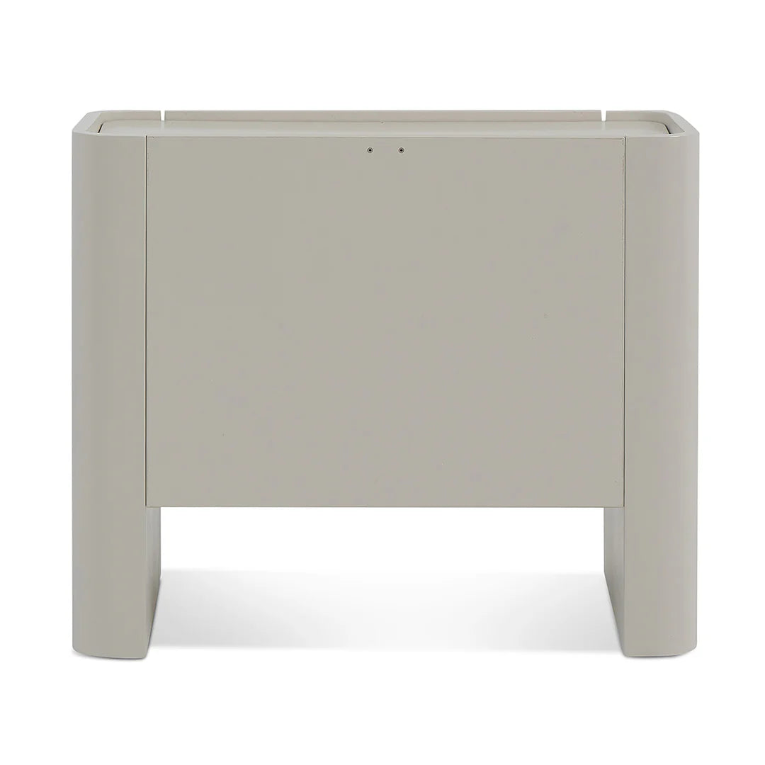 Latonya Bedside Table - Light Grey