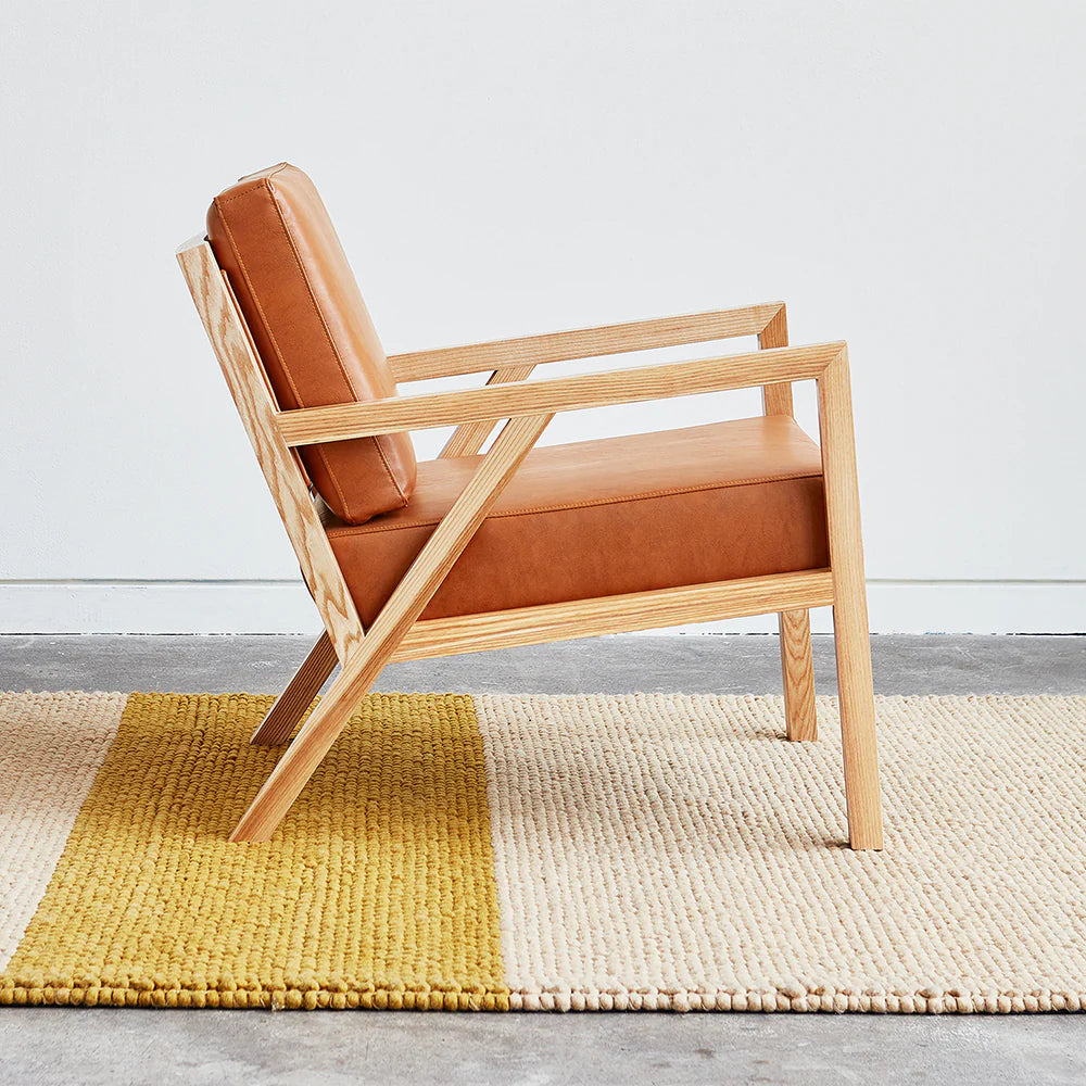 Truss Armchair - Cognac/Natural