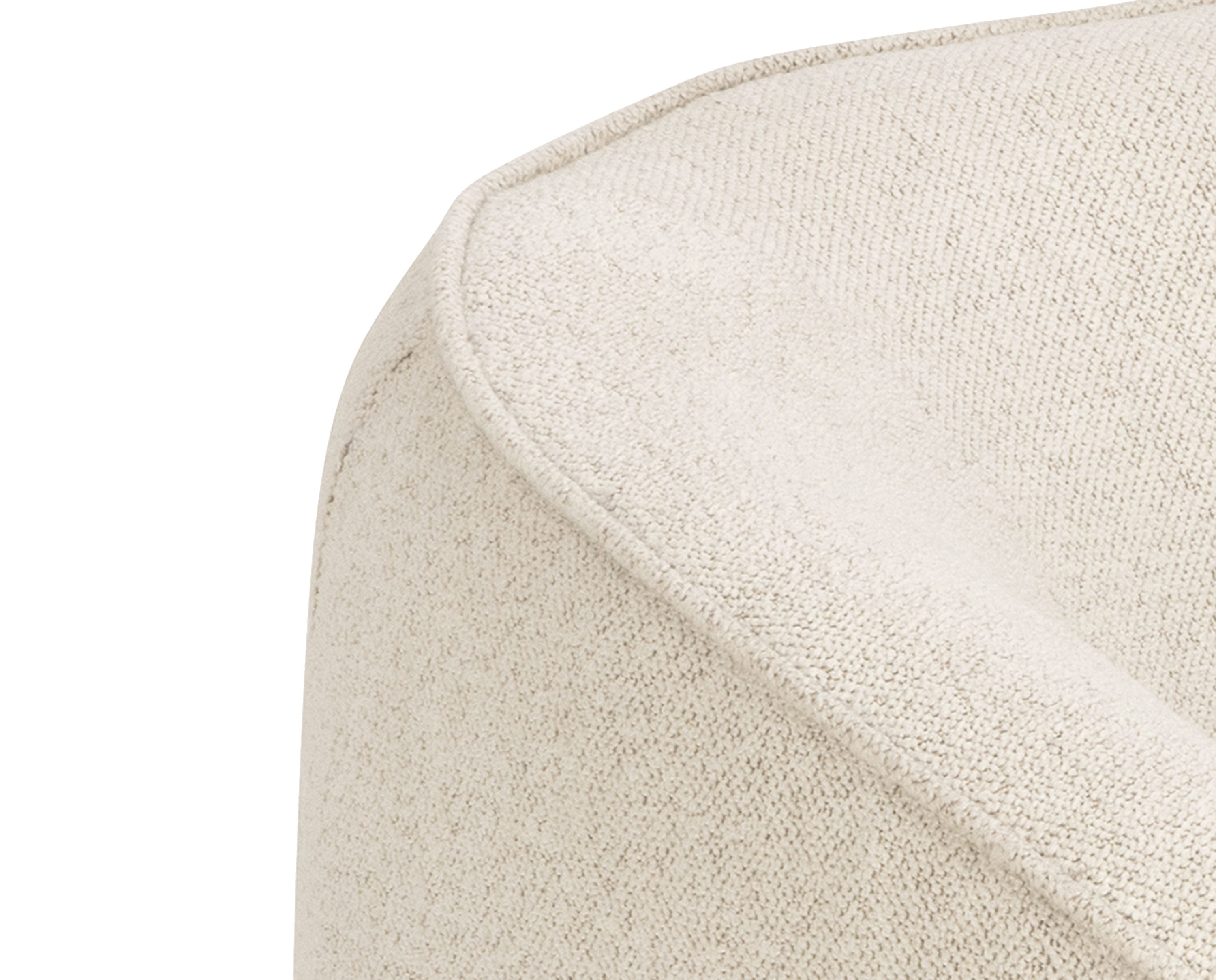 Willow Lounge Chair - Oak - Ivory Cream Fabric