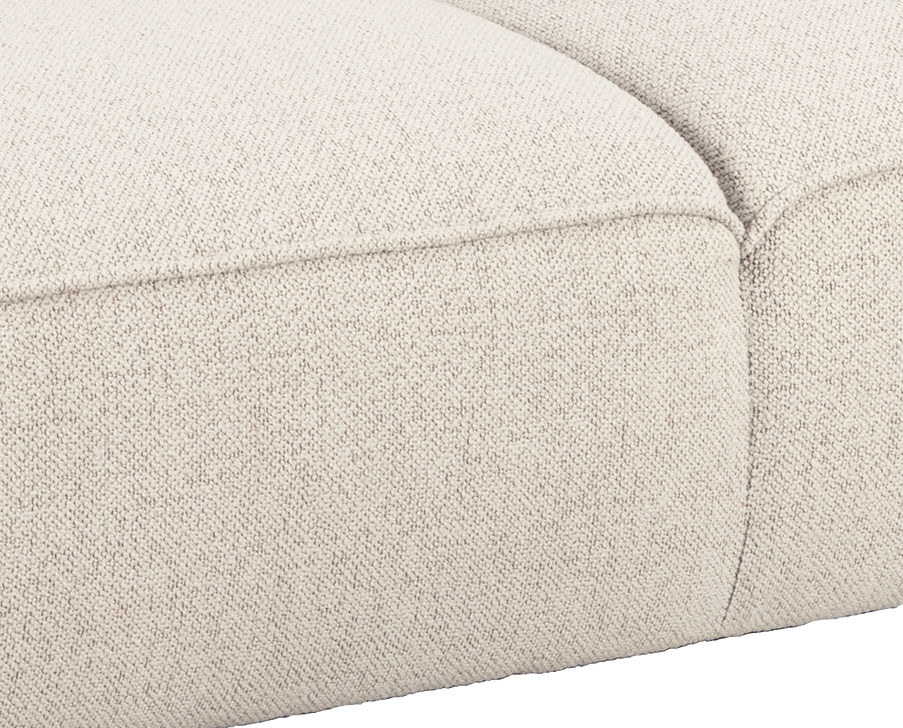 Willow 3 Seat Sofa - Oak - Ivory Cream Fabric