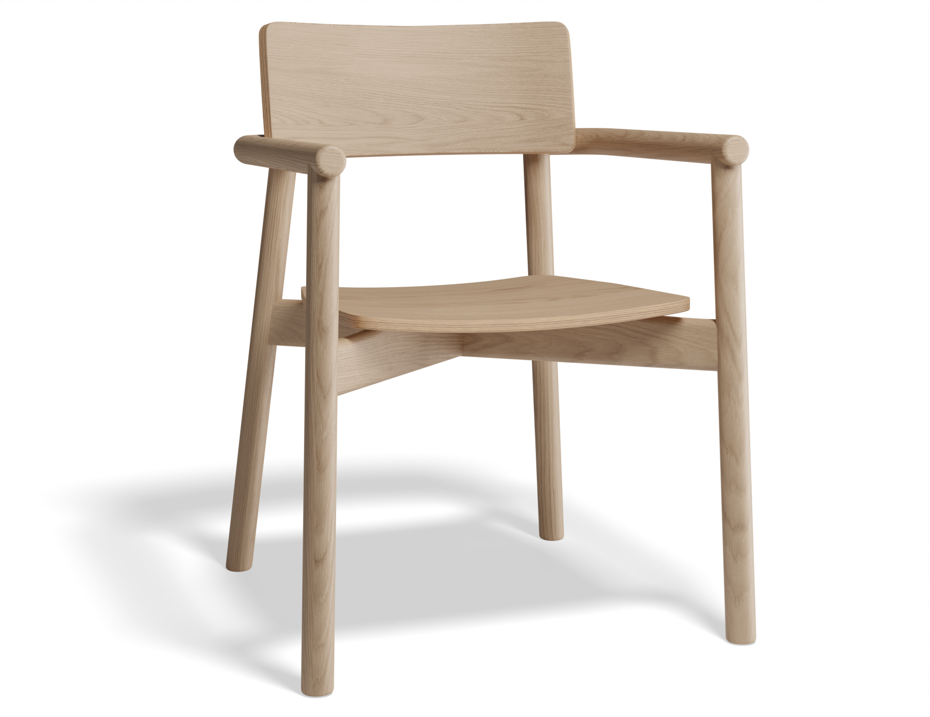 Andi Dining Armchair - Natural Ash