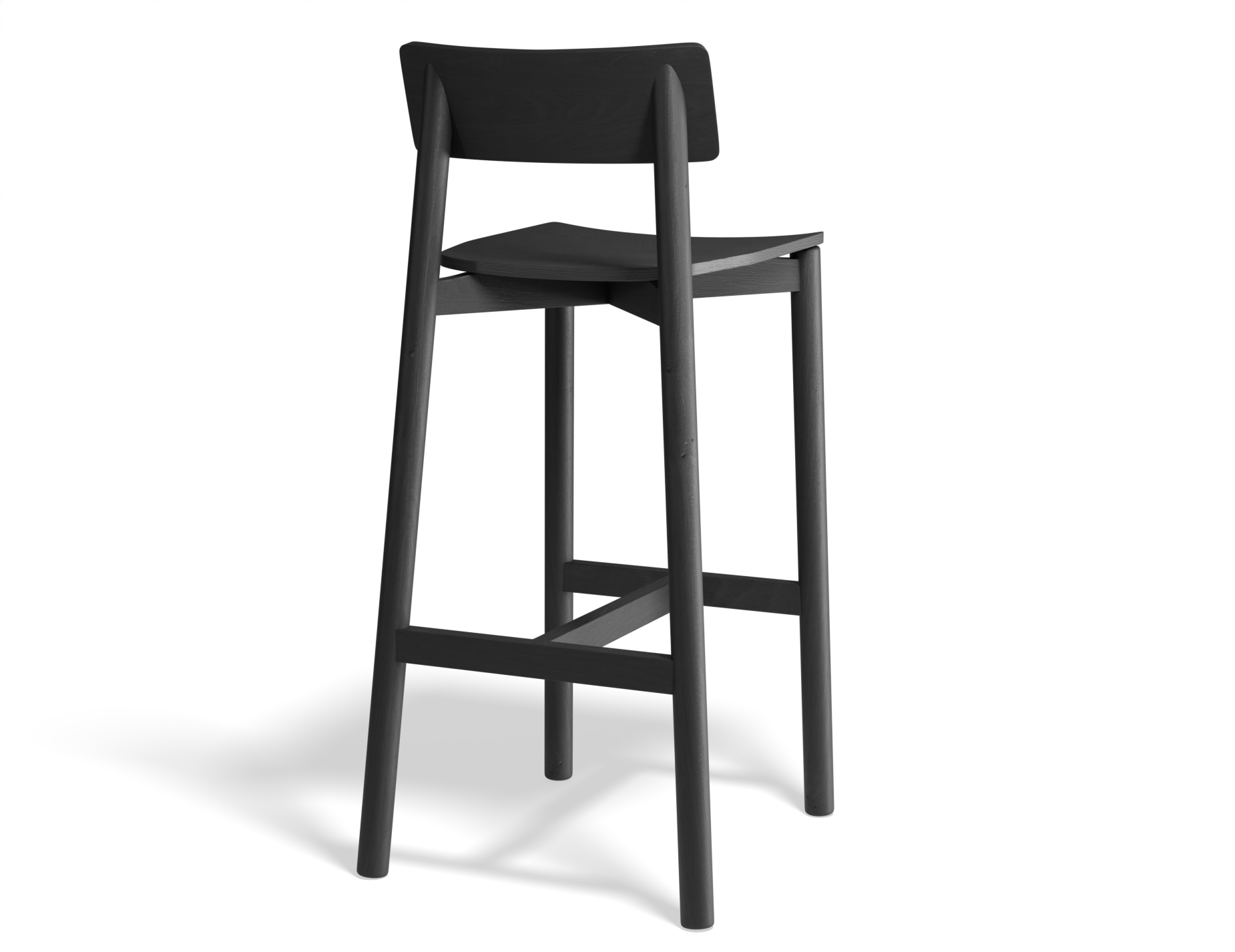 Andi Bar Stool - Black Stained Ash