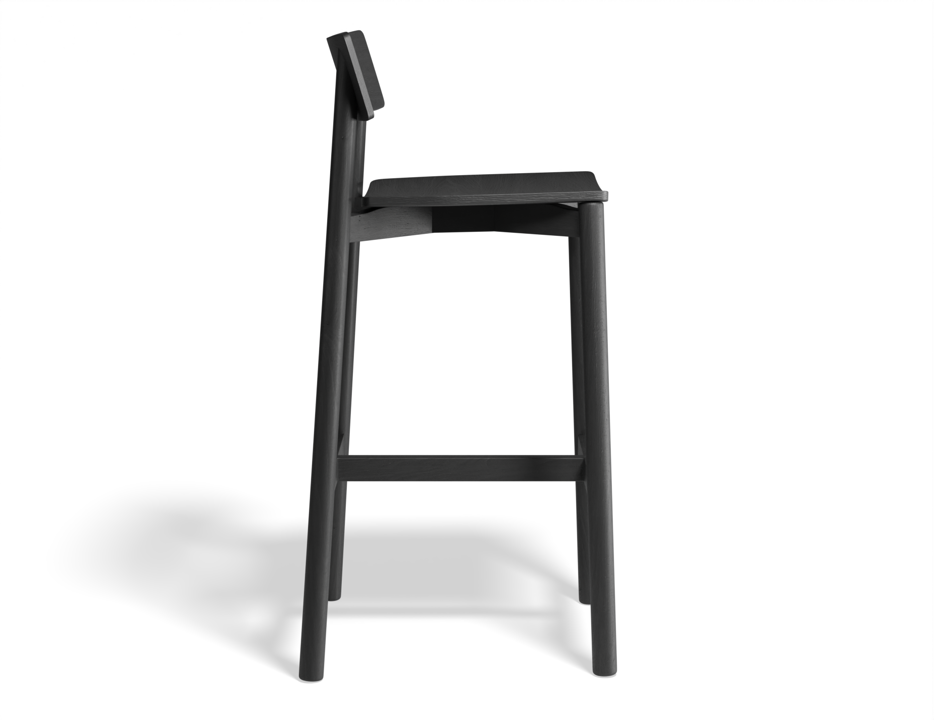 Andi Bar Stool - Black Stained Ash