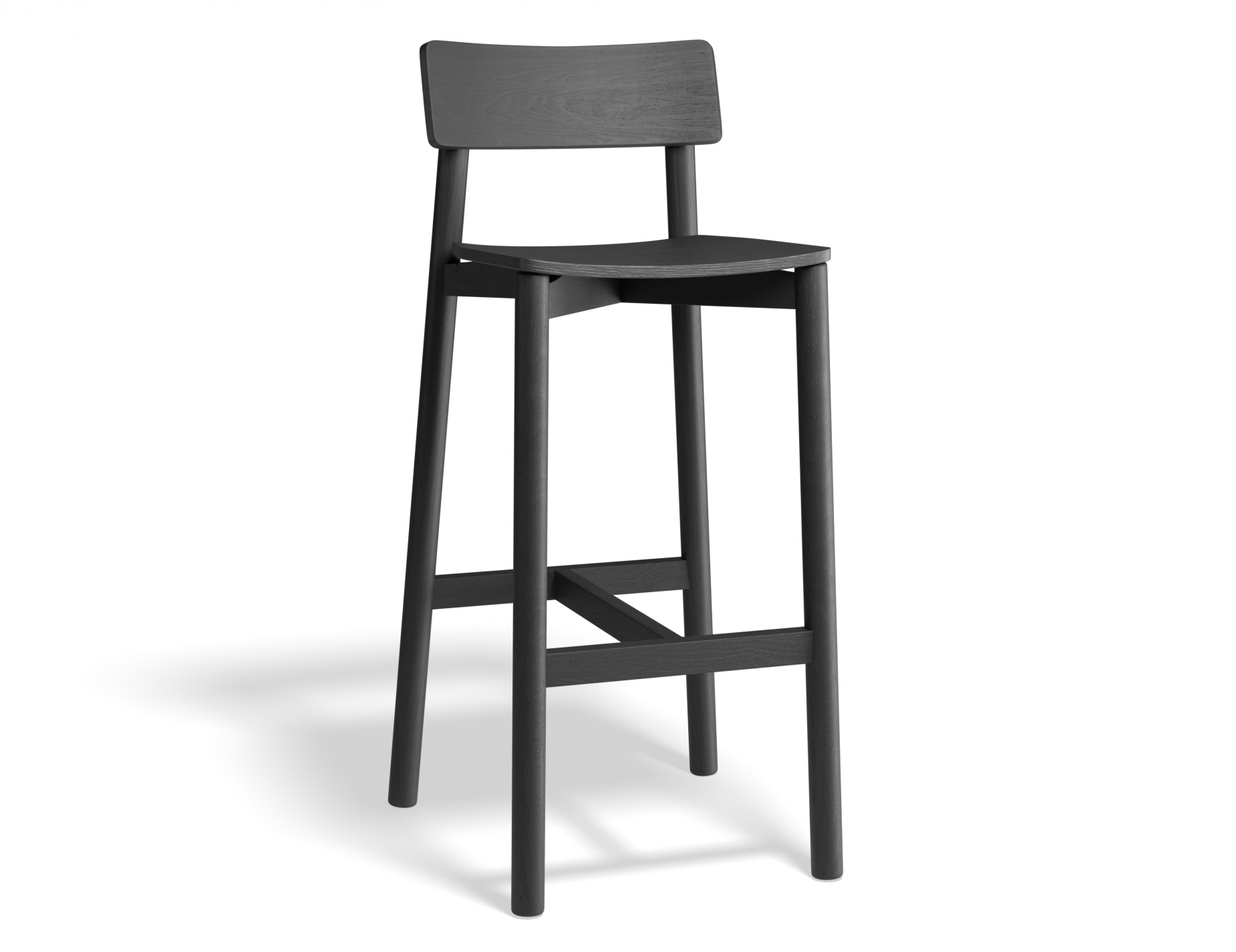 Andi Bar Stool - Black Stained Ash