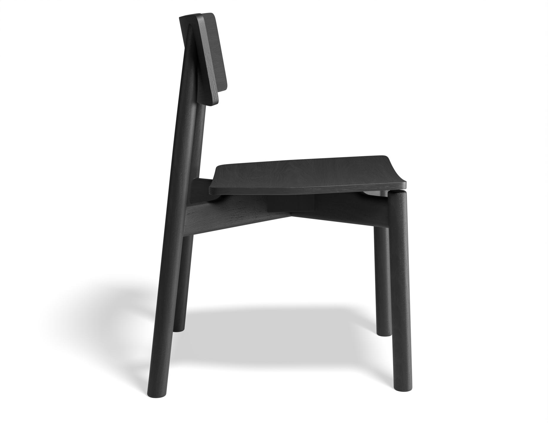 Andi Dining Chair - Black Stained Ash