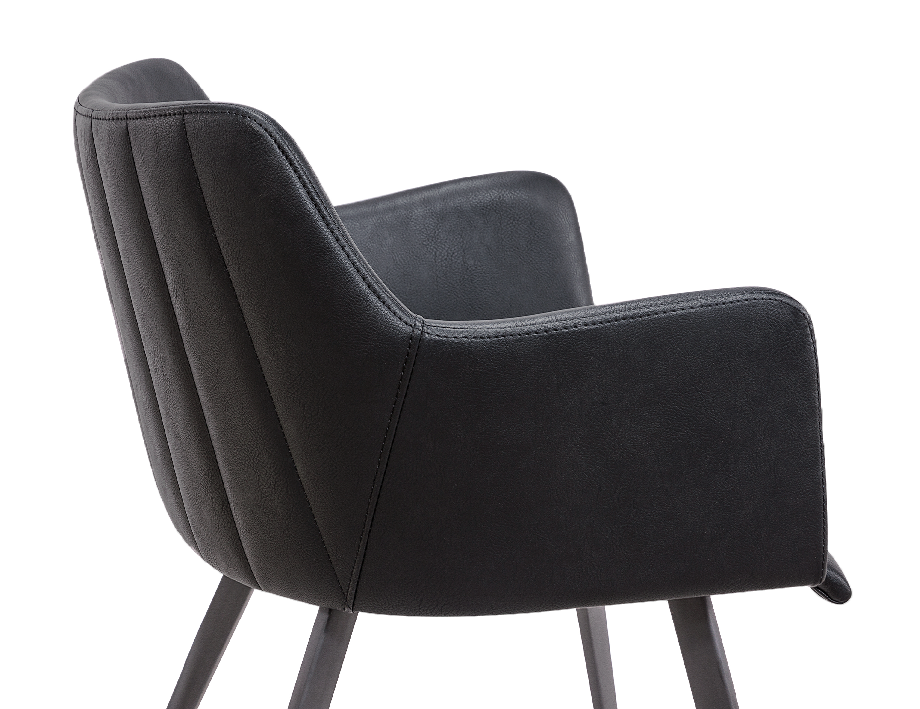 Andorra Dining Armchair - Vintage Black