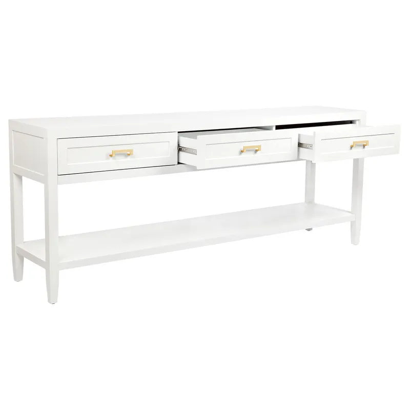 Soloman Console Table - White