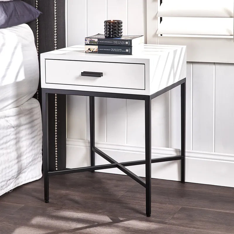 Nessa Bedside Table (Black)