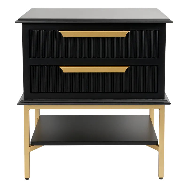 Aimee Bedside Table - Small (Black)