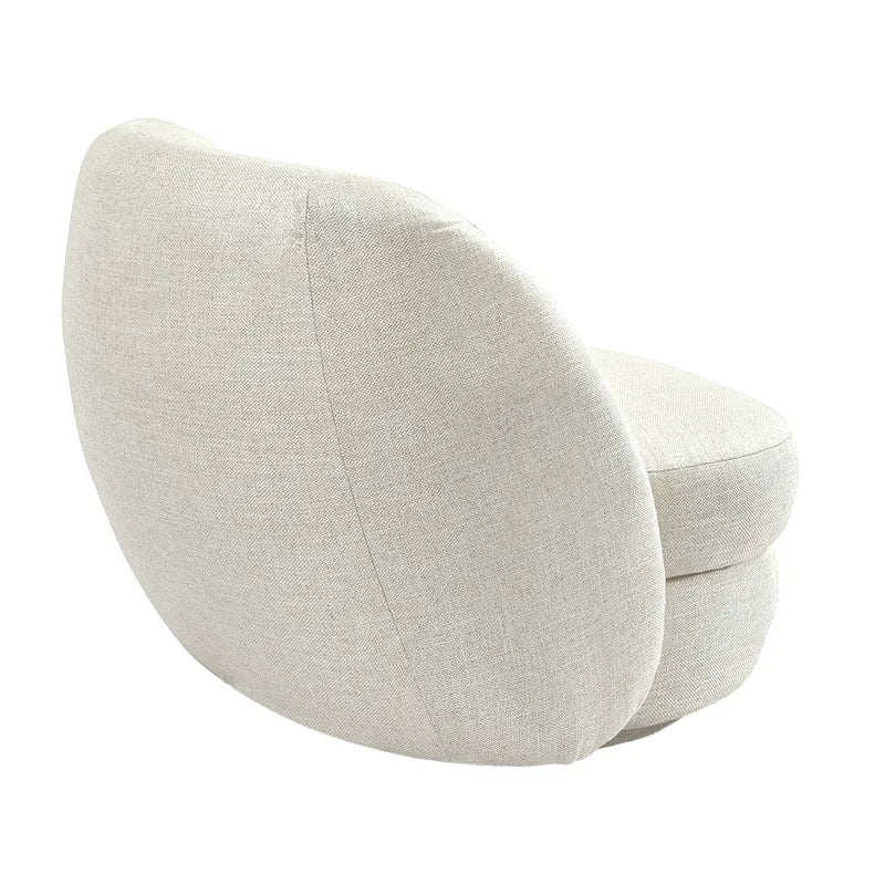 Aurora Swivel Lounge Chair (Natural Linen)