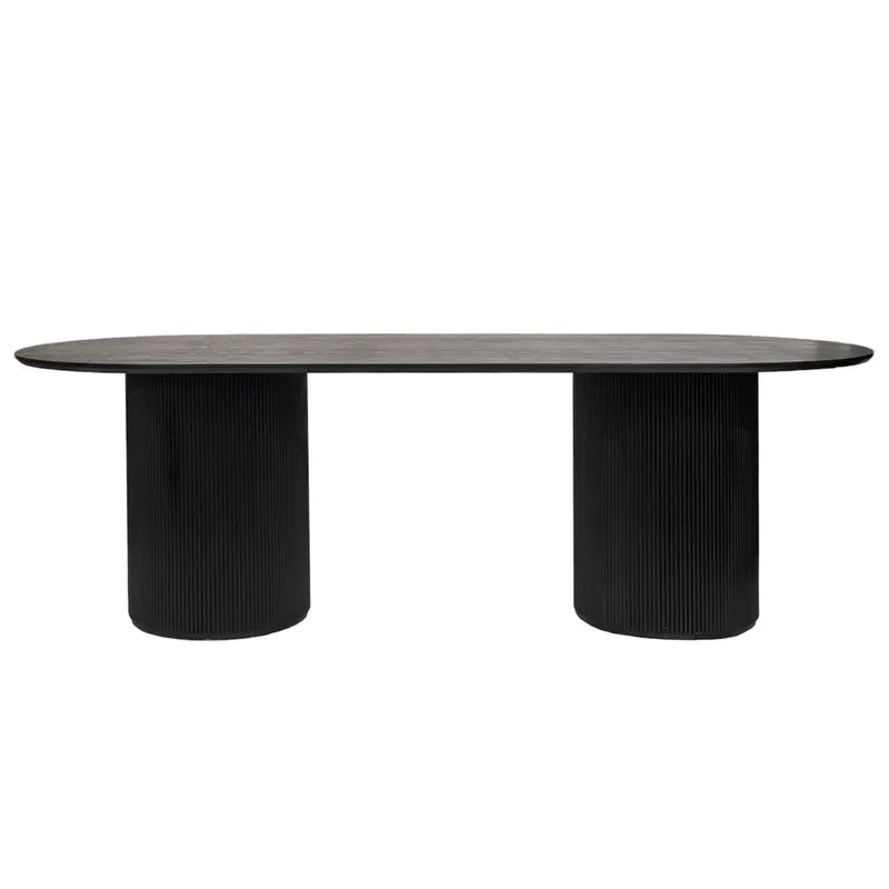 Arlo Oval Dining Table - Black