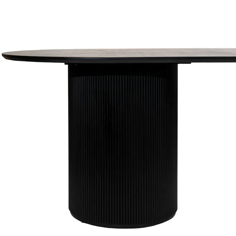 Arlo Oval Dining Table (Black)