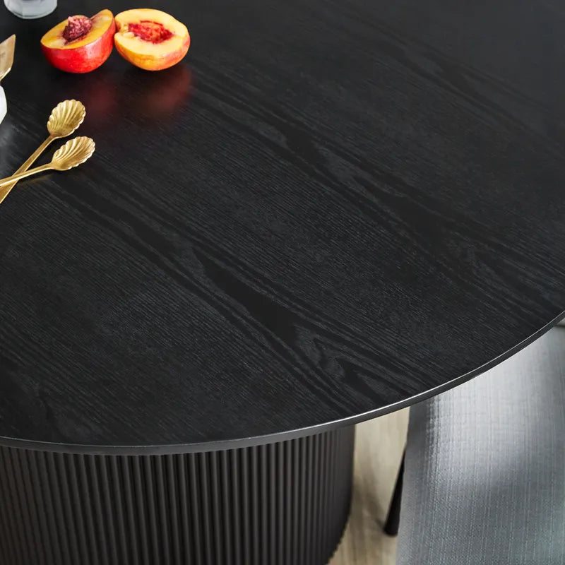 Arlo Oval Dining Table - Black