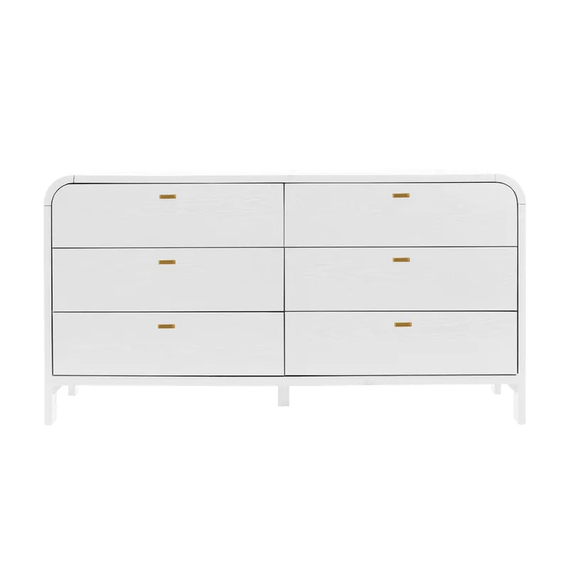 Chisholm Oak Chest of Drawers (White)