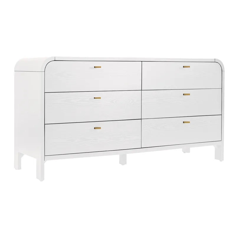 Chisholm Oak Chest of Drawers (White)