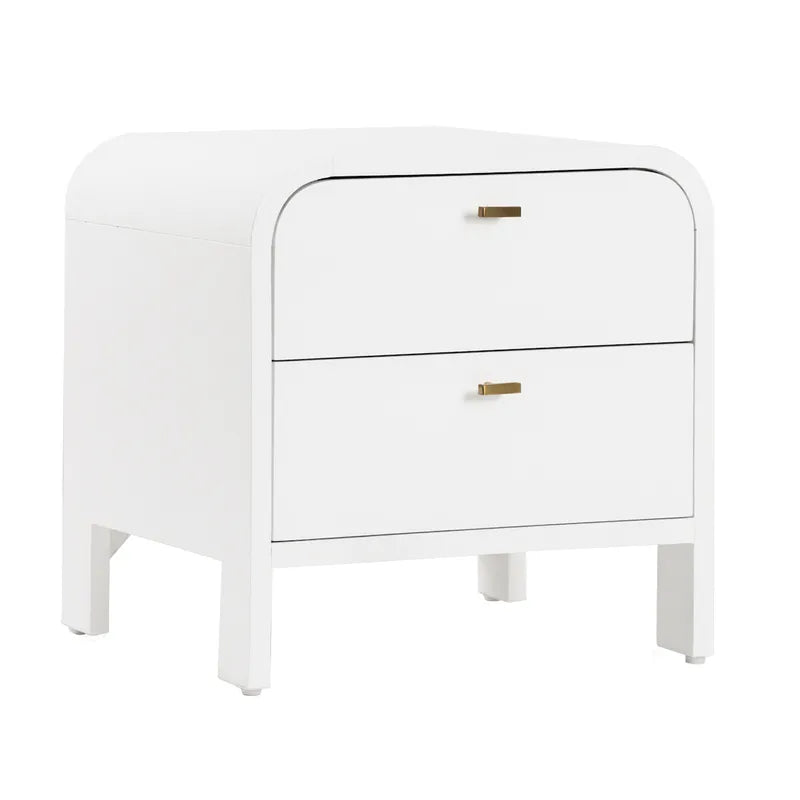 Chisholm Oak Bedside Table (White)