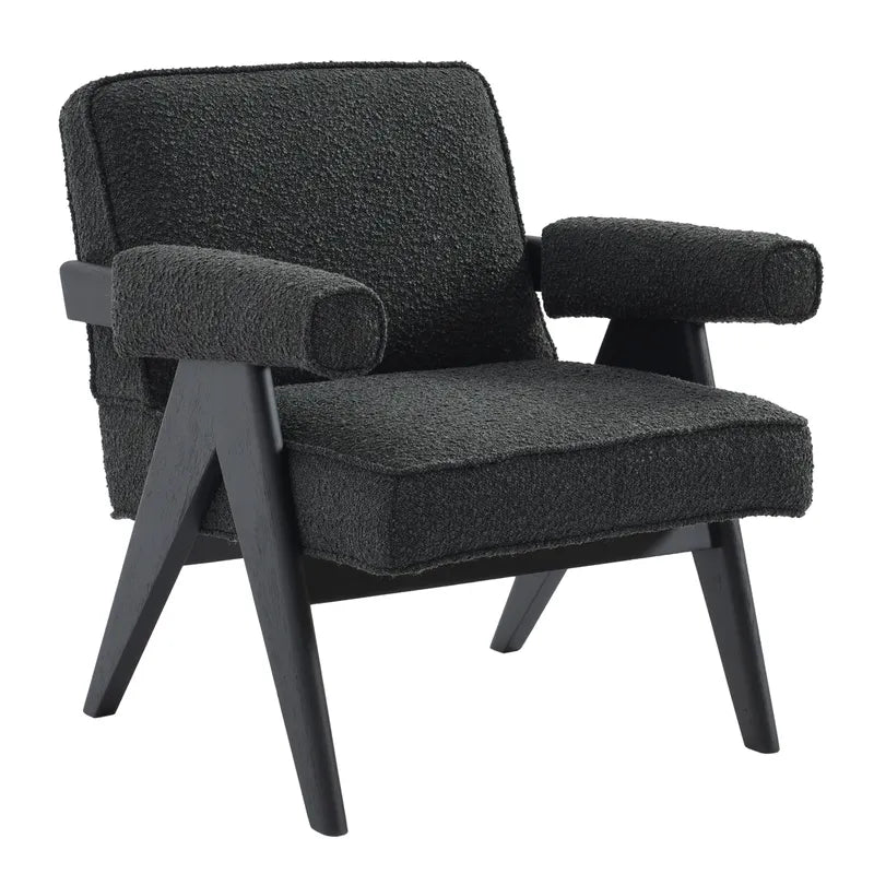 Ambrose Armchair (Black Boucle)