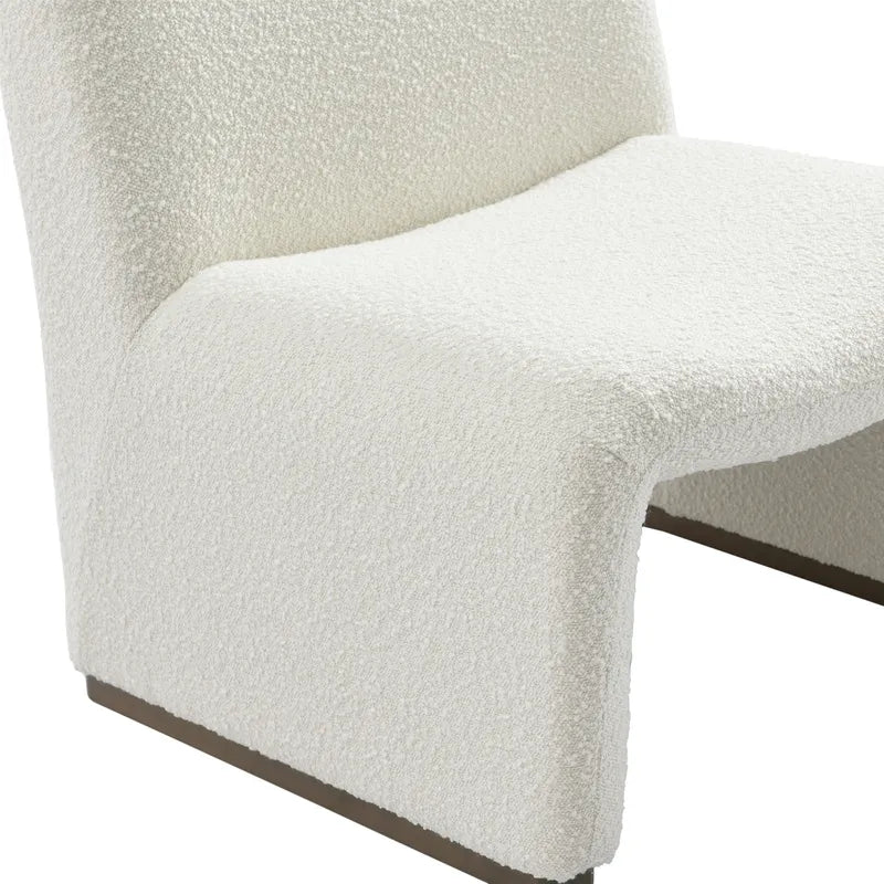 Beau Lounge Chair (White Boucle)