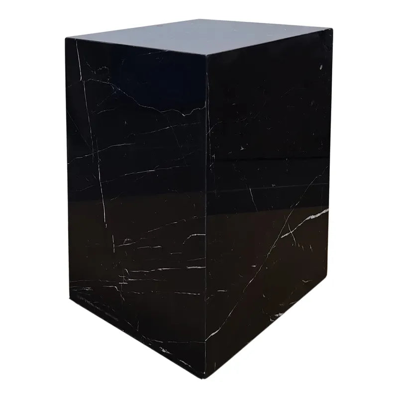 Hendrix Marble Side Table - Black