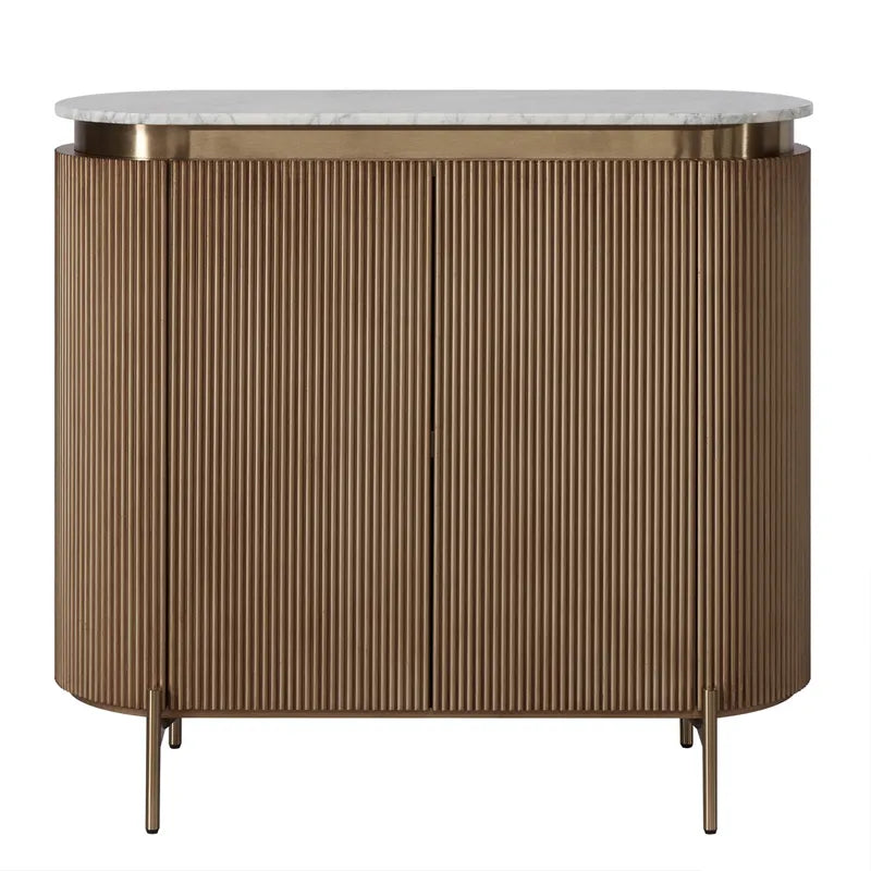 Demarco Cabinet - Gold