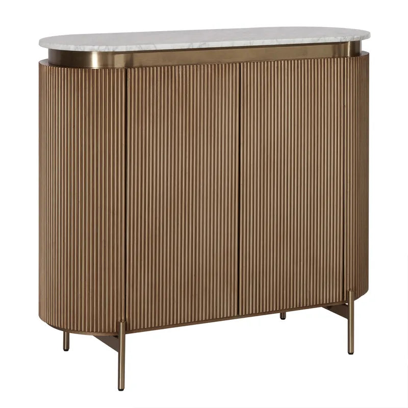 Demarco Cabinet - Gold