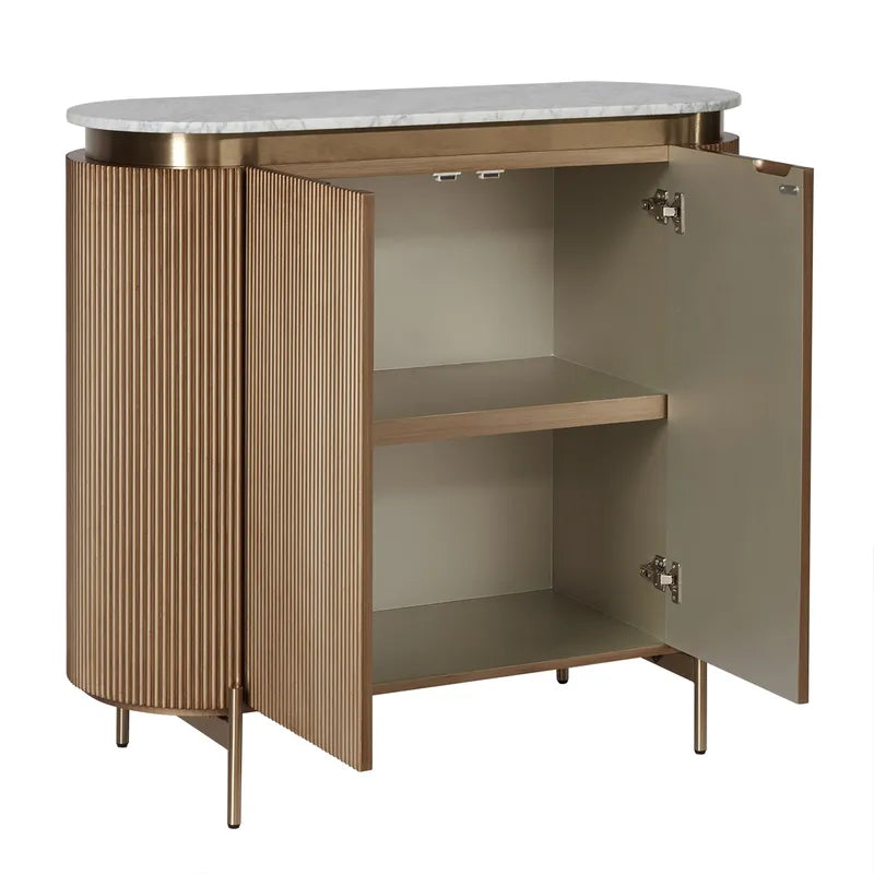 Demarco Cabinet - Gold