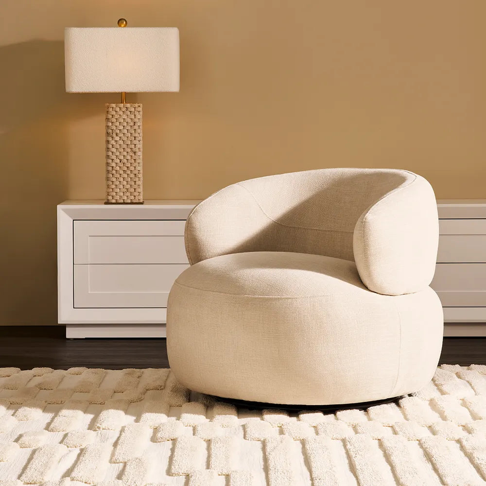 Greenwich Occasional Chair - Natural Chenille