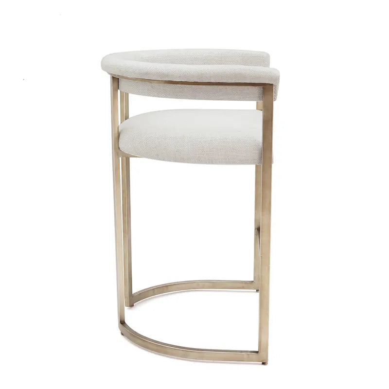 Dino Kitchen Stool - Natural Linen