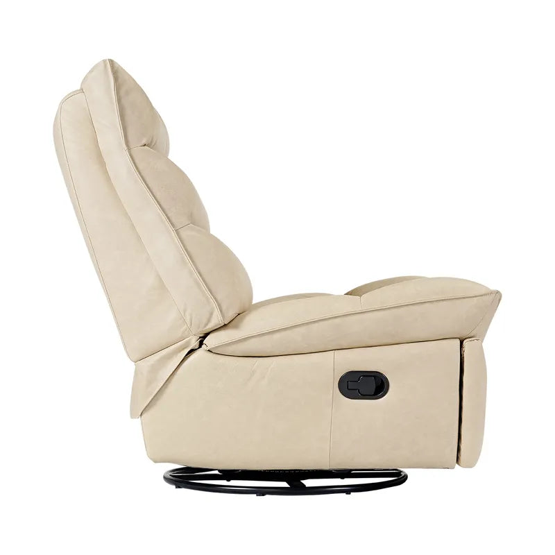 Lusitano Recliner Chair - Cream Leather