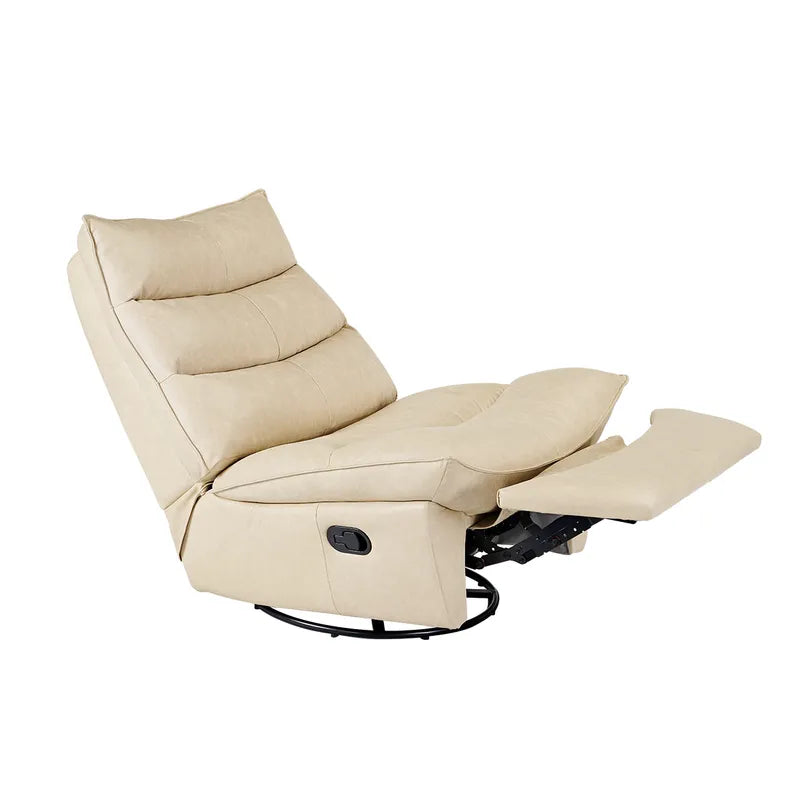 Lusitano Recliner Chair - Cream Leather