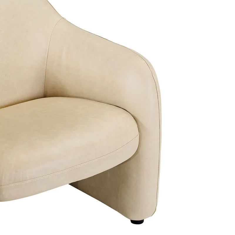 Clifton Armchair - Cream Leather