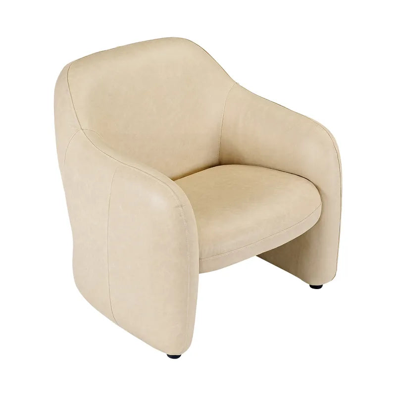 Clifton Armchair - Cream Leather