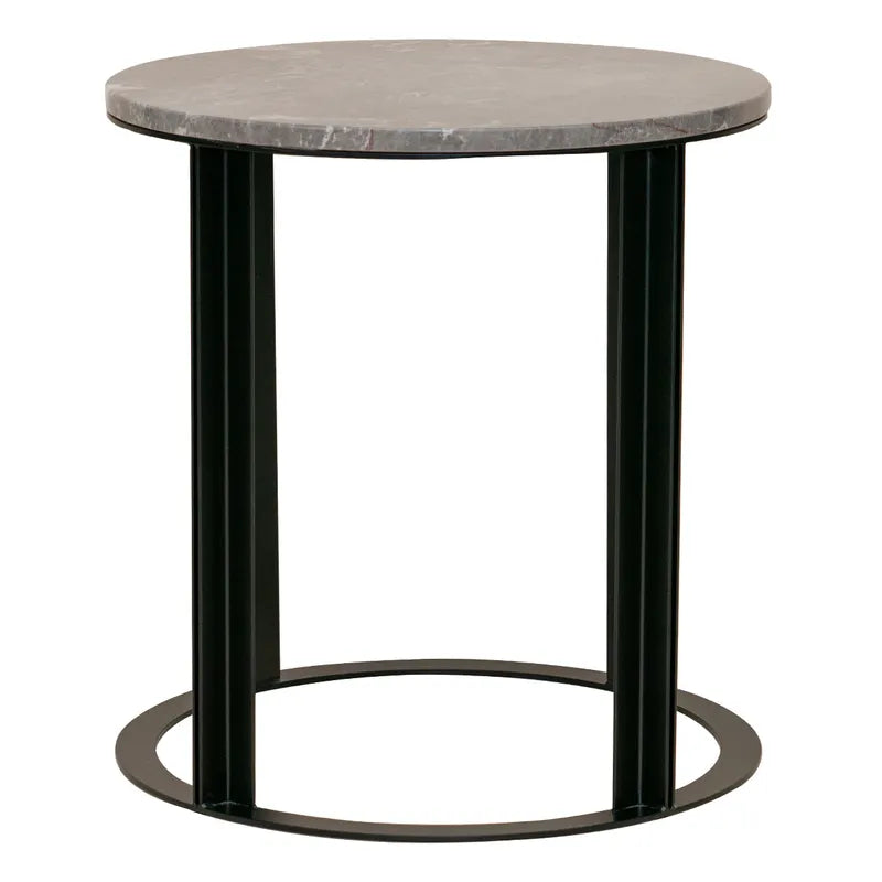 Bowie Marble Side Table - Grey