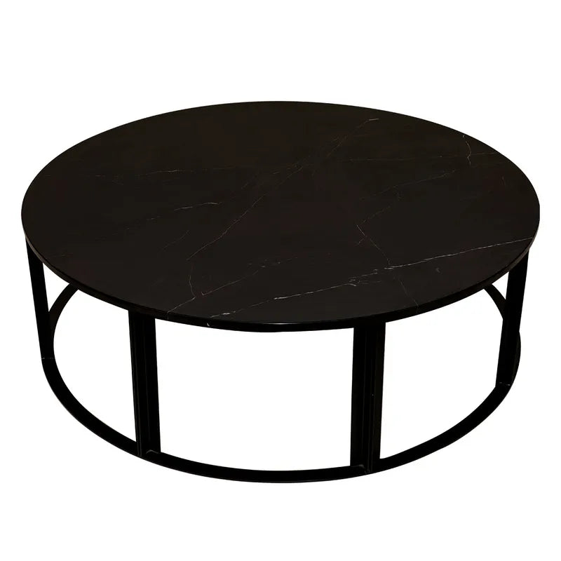 Bowie Marble Coffee Table - Black