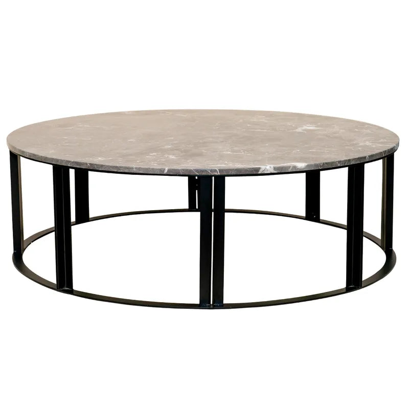 Bowie Marble Coffee Table - Grey