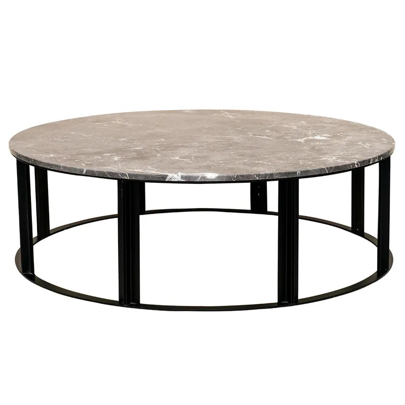 Bowie Marble Coffee Table - Grey