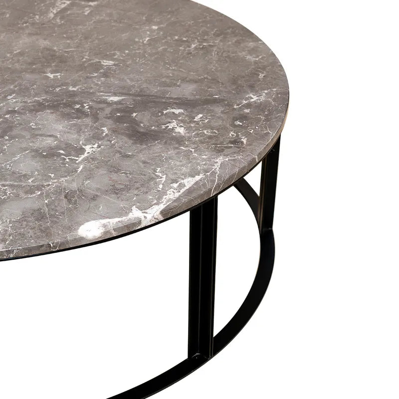 Bowie Marble Coffee Table - Grey