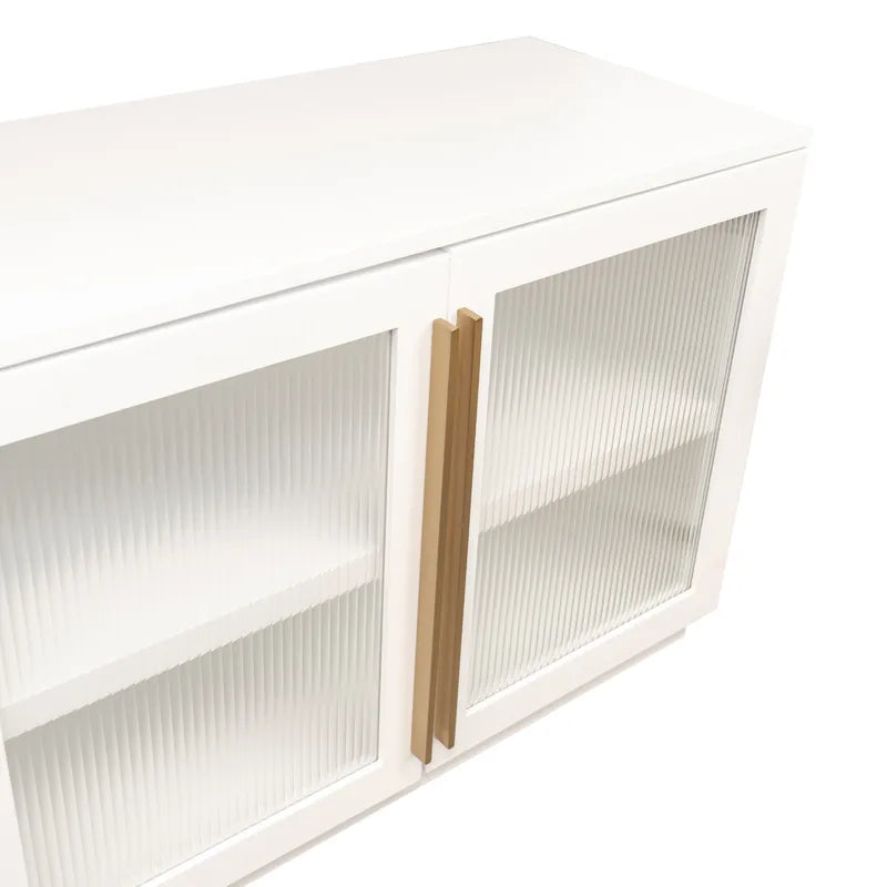 Santiago Oak Buffet - White