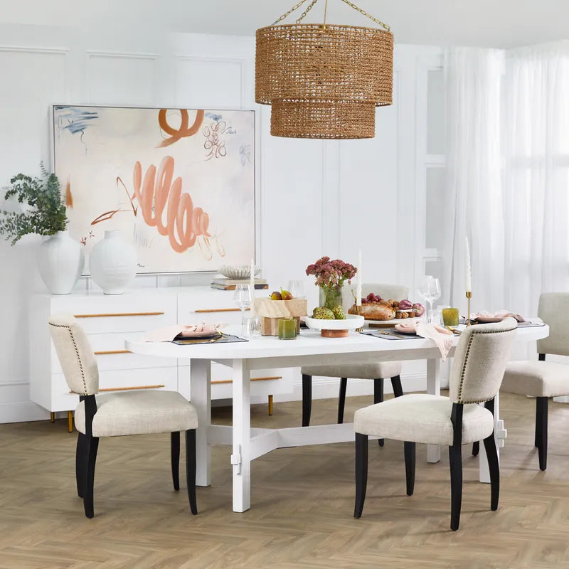 Noho Oval Dining Table - White