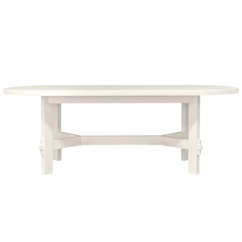 Noho Oval Dining Table - White