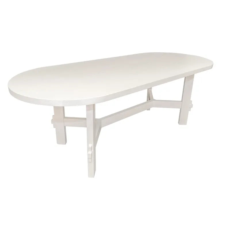 Noho Oval Dining Table - White