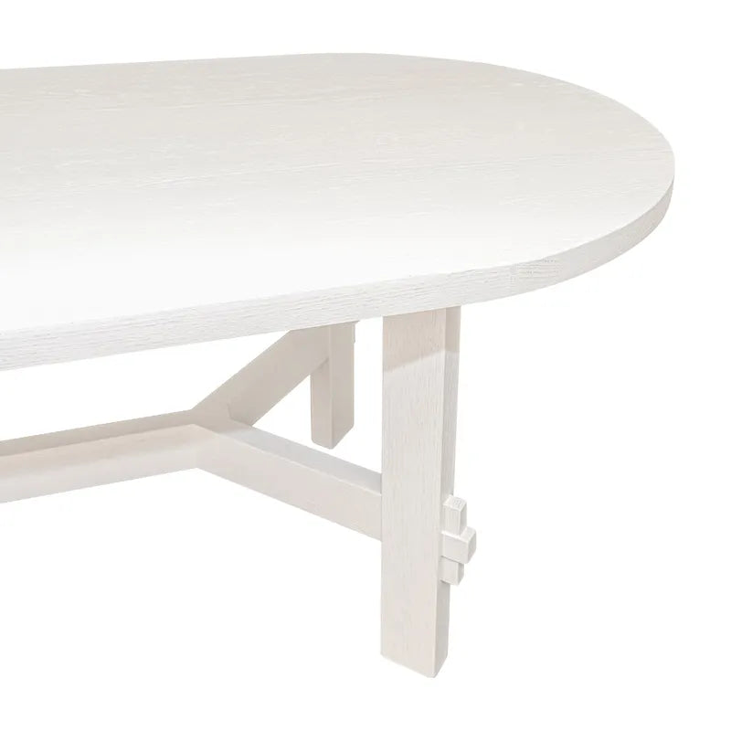 Noho Oval Dining Table - White