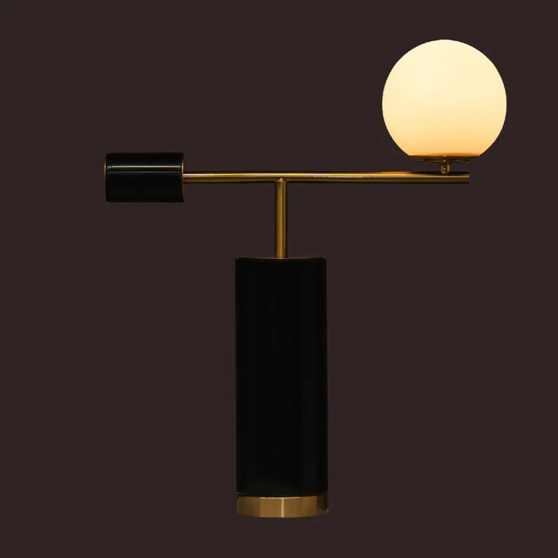 Zamora Marble Table Lamp - Black