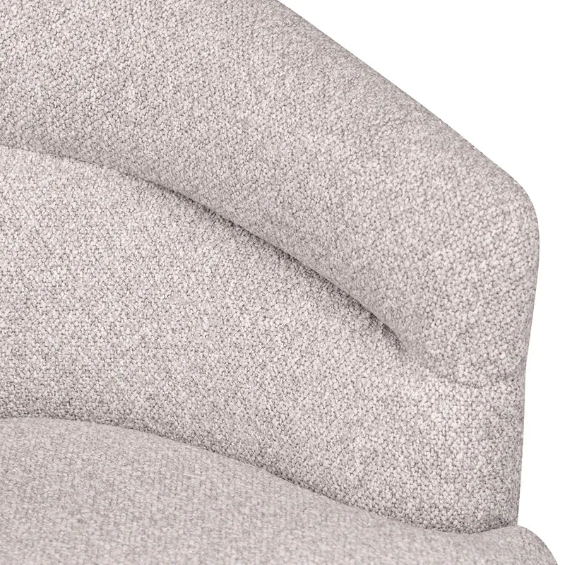 Holly Swivel Armchair - Warm Grey