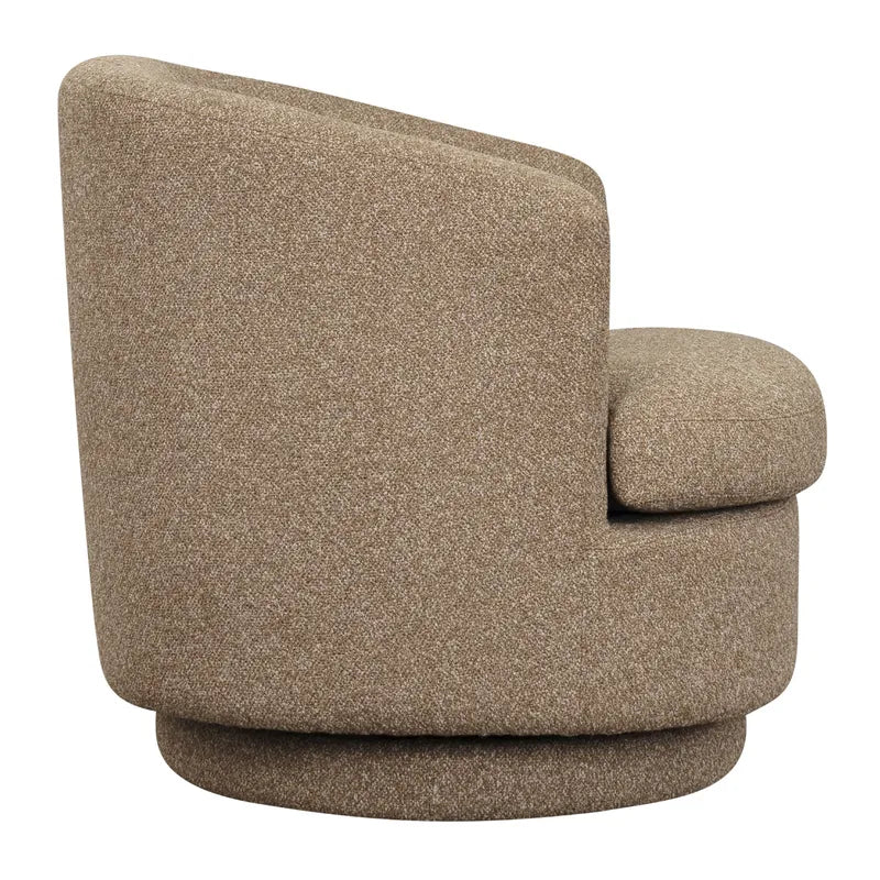 Holly Swivel Armchair - Cocoa Mocha