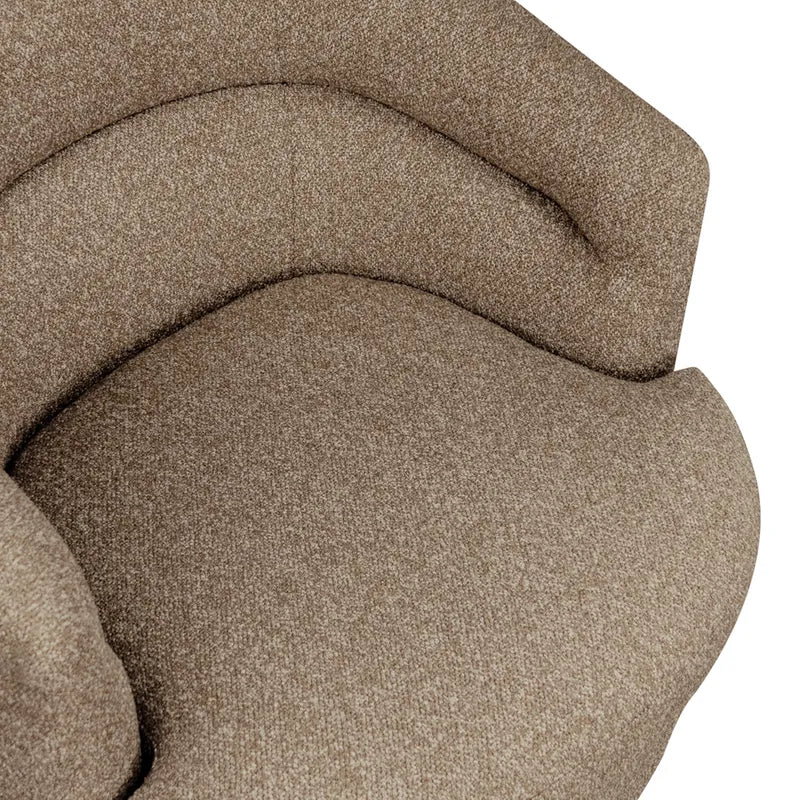 Holly Swivel Armchair - Cocoa Mocha