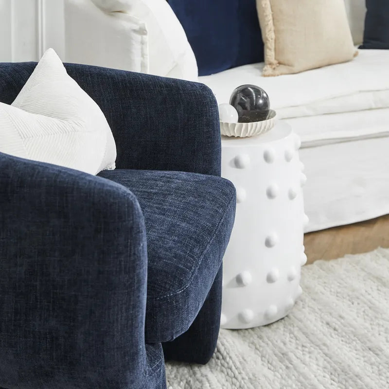 Avenue Armchair - Indigo Chenille