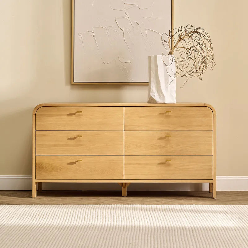 Chisholm 6 Drawer Chest - Natural Oak