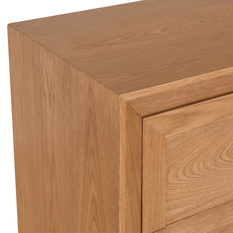 Balmain Tall Bedside Table - Natural Oak