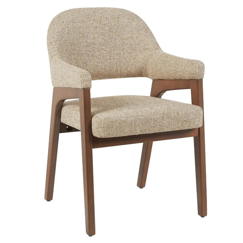 Koen Dining Armchair - Brown